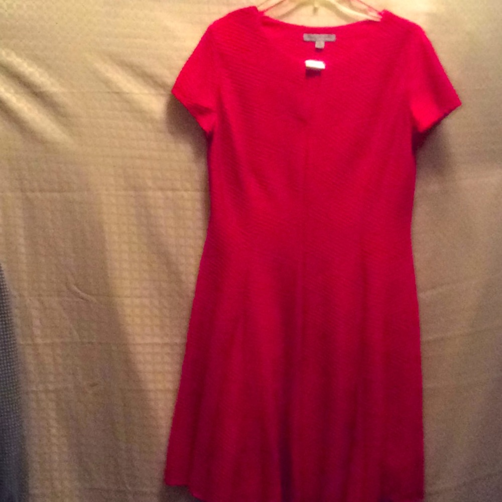 Danny and Nicole Texture Red Dress